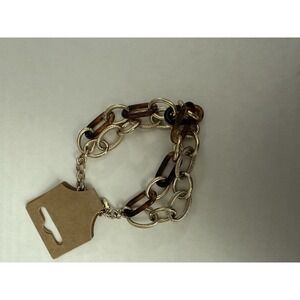 J. Crew Bracelet Tortoise Chain